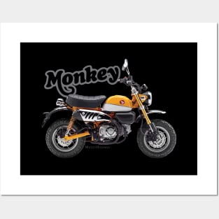 Honda Monkey 125 19 banana yellow, sl Posters and Art